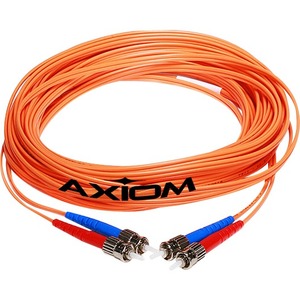 Axiom ST/ST Multimode Duplex OM1 62.5/125 Fiber Optic Cable 25m