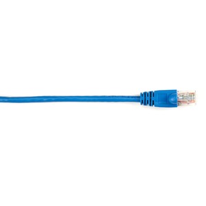 Black Box CAT6 Value Line Patch Cable, Stranded, Blue, 2-ft. (0.6-m), 25-Pack