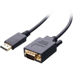 4XEM 15FT DisplayPort To VGA M/M Adapter Cable