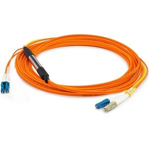 AddOn 3m LC (Male) to LC (Male) Orange OM2 &amp; OS1 Duplex Fiber Mode Conditioning Cable