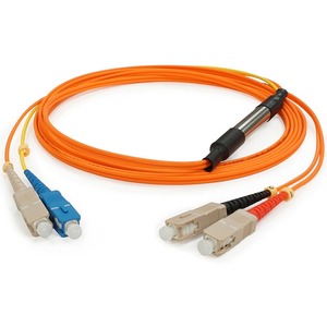 AddOn 3m Cisco CAB-GELX-625 Compatible SC (Male) to SC (Male) Orange OM1 &amp; OS1 Duplex Fiber Mode Conditioning Cable