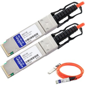 AddOn Extreme Networks 10317 Compatible TAA Compliant 40GBase-AOC QSFP+ to QSFP+ Direct Attach Cable (850nm, MMF, 50m)