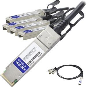 AddOn Cisco QSFP-4SFP10G-CU0-5M Compatible TAA Compliant 40GBase-CU QSFP+ to 4xSFP+ Direct Attach Cable (Passive Twinax, 0.5m)