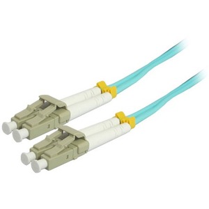 Comprehensive 20M 10Gb LC/LC Duplex 50/125 Multimode Fiber Patch Cable - Aqua