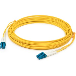 AddOn 40m LC (Male) to LC (Male) Yellow OS1 Duplex Fiber OFNR (Riser-Rated) Patch Cable