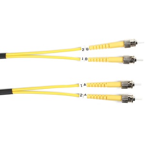 Black Box Single-Mode Value Line Patch Cable, ST-ST, 1-m (3.2-ft.)