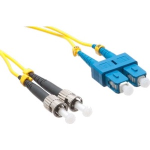 Axiom SC/ST Singlemode Duplex OS2 9/125 Fiber Optic Cable 1m