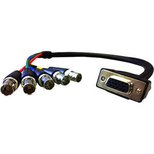 Comprehensive Pro AV/IT Series VGA HD15 jack to 5 BNC jacks cable 6ft