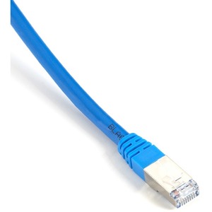 Black Box Cat6 400-MHz, Shielded, Solid Backbone Cable (FTP), Plenum, Blue, 20-ft. (6.0-m)