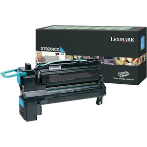 Lexmark X792X4CG Toner Cartridge - Cyan