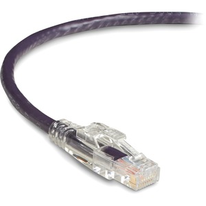 Black Box GigaTrue 3 CAT6 550-MHz Lockable Patch Cable (UTP) - Violet, 4-ft. (1.2-m)