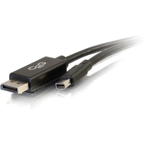 C2G 6ft Mini DisplayPort to DisplayPort Adapter Cable - Thunderbolt to DisplayPort - Black