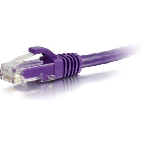 C2G-10ft Cat5e Snagless Unshielded (UTP) Network Patch Cable - Purple