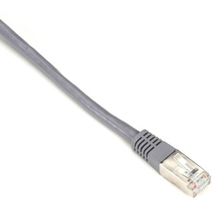 Black Box Cat6 250-MHz Shielded, Stranded Cable SSTP (PIMF), PVC, Gray, 3-ft. (0.9-m)