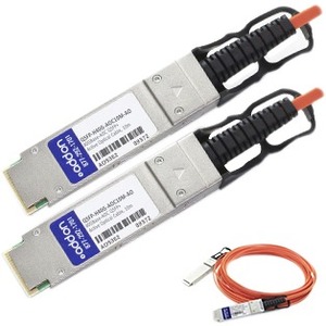 AddOn Cisco QSFP-H40G-AOC1M Compatible TAA Compliant 40GBase-AOC QSFP+ to QSFP+ Direct Attach Cable (850nm, MMF, 1m)