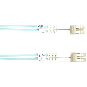 Black Box 10-GbE 50-Micron Multimode Value Line Patch Cable, LC-LC, 3-m (9.8-ft.)