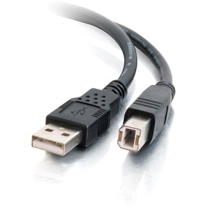 C2G 1m USB 2.0 A to B Cable for Printers and USB Devices - Black - 3ft