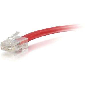 C2G-10ft Cat6 Non-Booted Unshielded (UTP) Network Patch Cable - Red