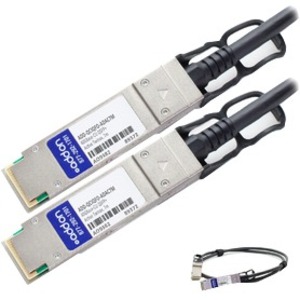 AddOn Cisco QSFP-H40G-ACU7M to Dell Force10 CBL-QSFP-40GE-7M Compatible TAA Compliant 40GBase-CU QSFP+ to QSFP+ Direct Attach Cable (Active Twinax, 7m)