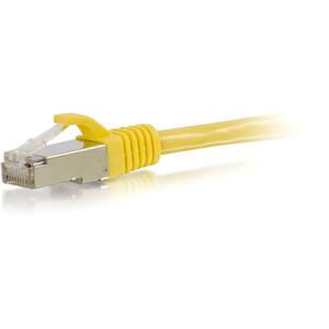 C2G-12ft Cat6 Snagless Shielded (STP) Network Patch Cable - Yellow