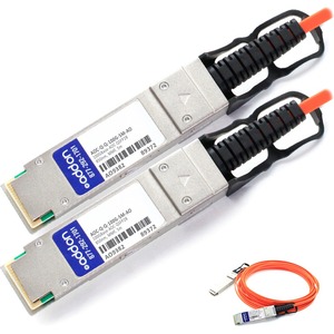 AddOn AOC-Q-Q-100G-5M-AO Fiber Optic Network Cable