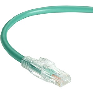 Black Box GigaBase 3 CAT5e 350-MHz Lockable Patch Cable (UTP), Green, 3-ft. (0.9-m)