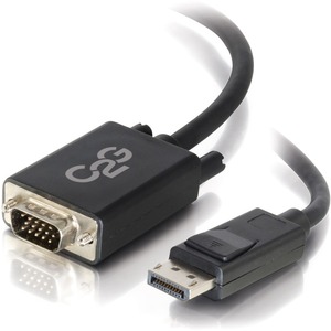 C2G 3ft DisplayPort to VGA Adapter Cable - Active Male to Male - Black