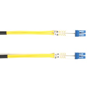 Black Box Single-Mode Value Line Patch Cable, LC-LC, 5-m (16.4-ft.)