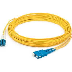 AddOn 3m LC (Male) to ASC (Male) Yellow OS1 Duplex Fiber OFNR (Riser-Rated) Patch Cable