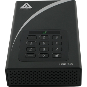 [ADT-3PL256-4000/NEW] Apricorn Aegis Padlock DT ADT-3PL256-4000 4 TB External Hard Drive - Desktop