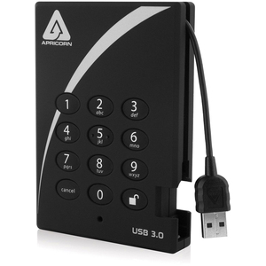 [A25-3PL256-1000/NEW] Apricorn Aegis Padlock A25-3PL256-1000 1 TB External Hard Drive