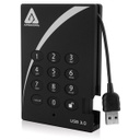 Apricorn Aegis Padlock 2 TB External Hard Drive - Portable