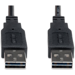 [UR020-006/NEW] Tripp Lite 6ft USB 2.0 High Speed Reversible Connector Cable Universal M/M