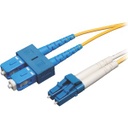 Tripp Lite 50M Duplex Singlemode 8.3/125 Fiber Optic Patch Cable LC/SC 164' 164ft 50 Meter