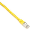 Black Box Cat6 250-MHz Shielded, Stranded Cable SSTP (PIMF), PVC, Yellow, 6-ft. (1.8-m)