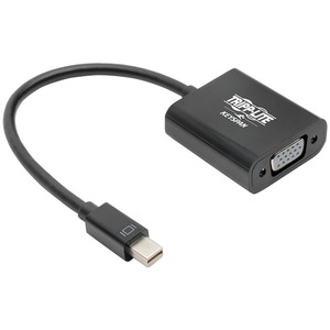 [P137-06N-VGAB/NEW] Tripp Lite Mini DisplayPort to VGA Adapter Active 1080p Black mDP to VGA 6in