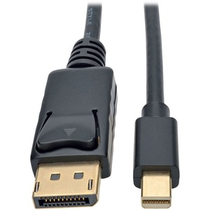 [P583-010-BK/NEW] Tripp Lite Mini DisplayPort to DisplayPort 1.2 Adapter Cable 4K @ 60Hz 10ft