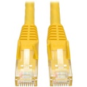 Tripp Lite 15ft Cat6 Gigabit Snagless Molded Patch Cable RJ45 M/M Yellow 15'