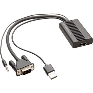 [SD-ADA31040/NEW] SYBA Multimedia VGA to HDMI Converter with Audio Support 1920 x 1080 Resolution