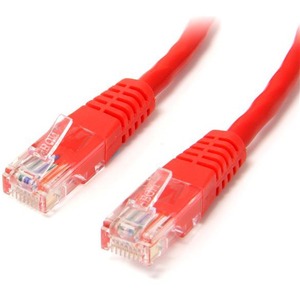 [M45PATCH3RD/NEW] StarTech.com 3 ft Red Molded Cat5e UTP Patch Cable