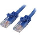 StarTech.com 100 ft Blue Snagless Cat5e UTP Patch Cable