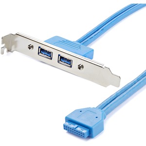 [USB3SPLATE/NEW] StarTech.com 2 Port USB 3.0 A Female Slot Plate Adapter