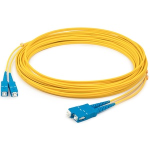 [ADD-SC-SC-3M9SMF/NEW] AddOn 3m SC (Male) to SC (Male) Yellow OS1 Duplex Fiber OFNR (Riser-Rated) Patch Cable