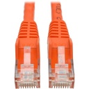 Tripp Lite 15ft Cat6 Snagless Molded Patch Cable UTP Orange RJ45 M/M 15'