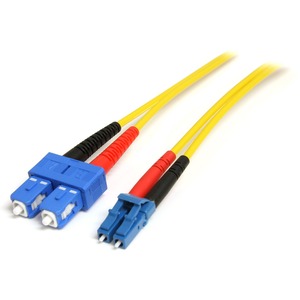 [SMFIBLCSC1/NEW] StarTech.com 1m Fiber Optic Cable - Single-Mode Duplex 9/125 - LSZH - LC/SC - OS1 - LC to SC Fiber Patch Cable