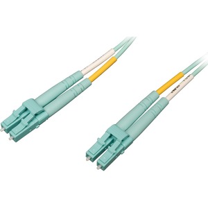 [N820-25M-OM4/NEW] Tripp Lite 10Gb/100Gb Duplex Multimode LC/LC OM4 Aqua Fiber Patch Cable 25M