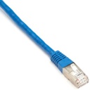 Black Box CAT6 250-MHz Shielded, Stranded Cable SSTP (PIMF), PVC, Blue, 10-ft. (3.0-m)