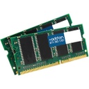 AddOn AA1333D3S9/2G x2 JEDEC Standard 4GB (2x2GB) DDR3-1333MHz Unbuffered Dual Rank 1.5V 204-pin CL9 SODIMM