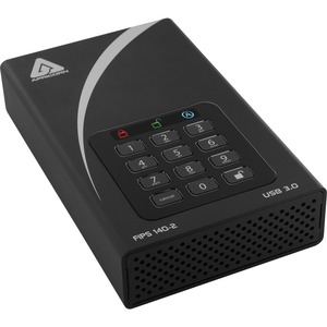 [ADT-3PL256F-10TB/NEW] Apricorn Aegis Padlock DT FIPS ADT-3PL256F-10TB 10 TB External Hard Drive - Desktop - TAA Compliant