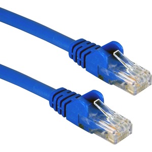 [CC5-03BL/NEW] QVS 3-Pack 3ft 350MHz CAT5e/Ethernet Flexible Snagless Blue Patch Cord